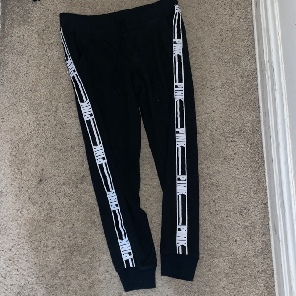 Victoria Secret Pink Black Joggers